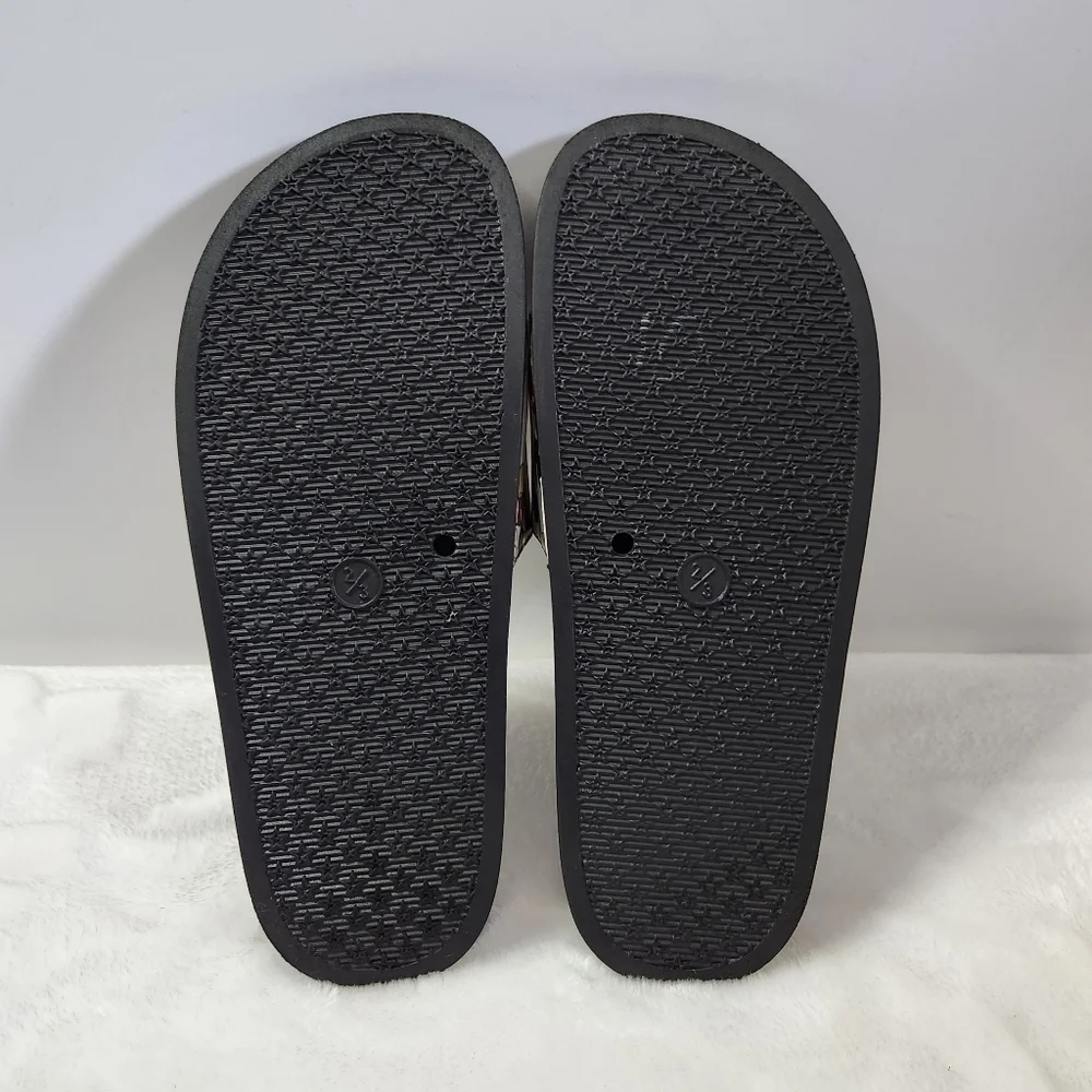 DISNEY Mickey Mouse Graphic Slides Sandals Kids Size 2-3 Unisex